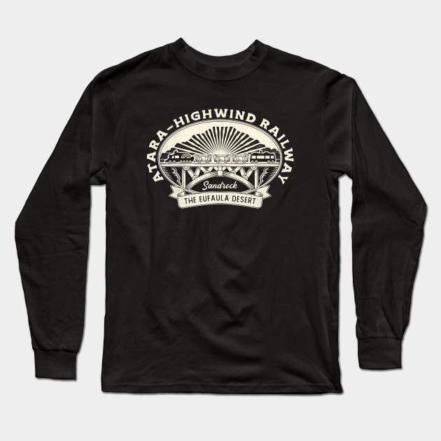 Eufaula Desert Railway Crest Long Sleeve T-Shirt by Lagelantee